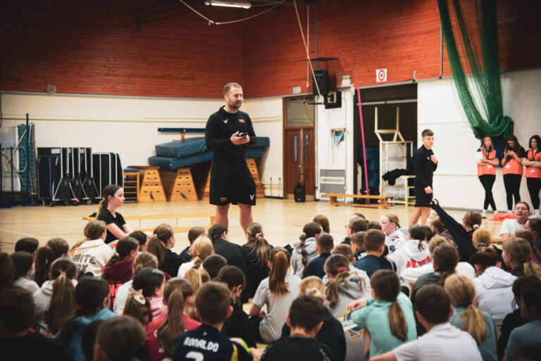 20250520_Wales_MightyMarvelsProject_May_Marvel Connah in schools holidays hosting Sports Day for 240 young people